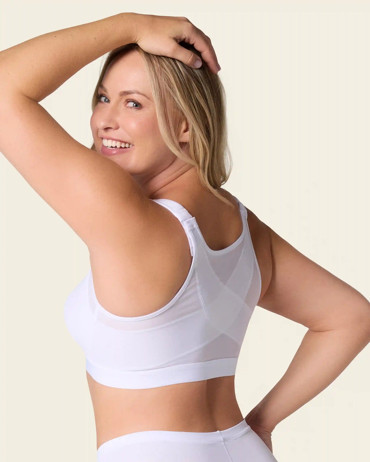 Unlined Wireless Posture Corrector Bra