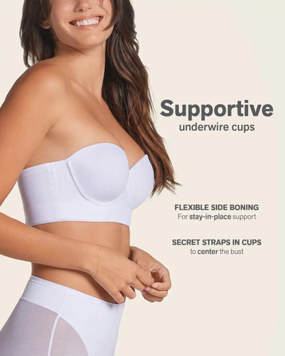 2-Pack Bras 360: Strapless Longline Contouring Bras