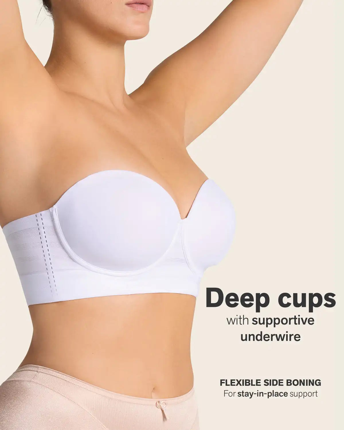Strapless Bra with Underwire