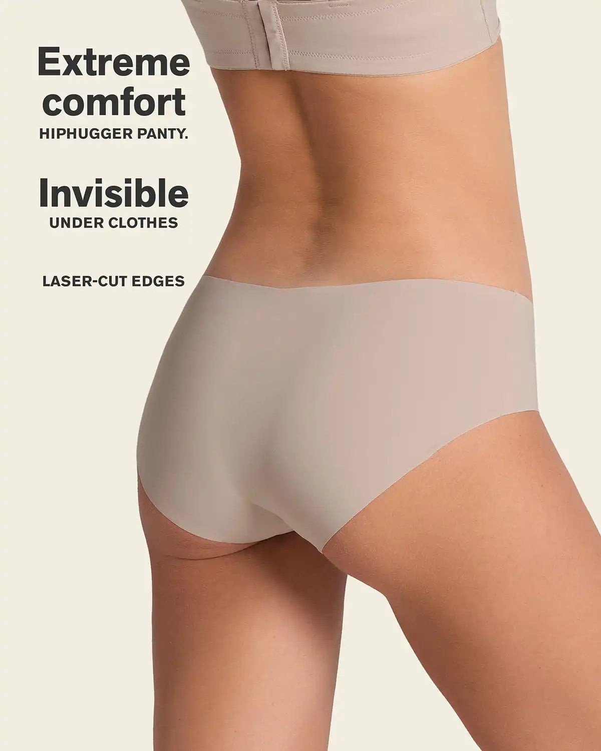 3-Pack No Ride-Up Seamless Hiphugger Panties