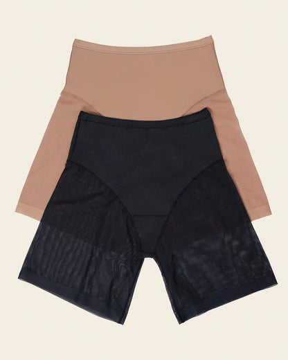 2-Pack Truly Undetectable Sheer Shaper Shorts
