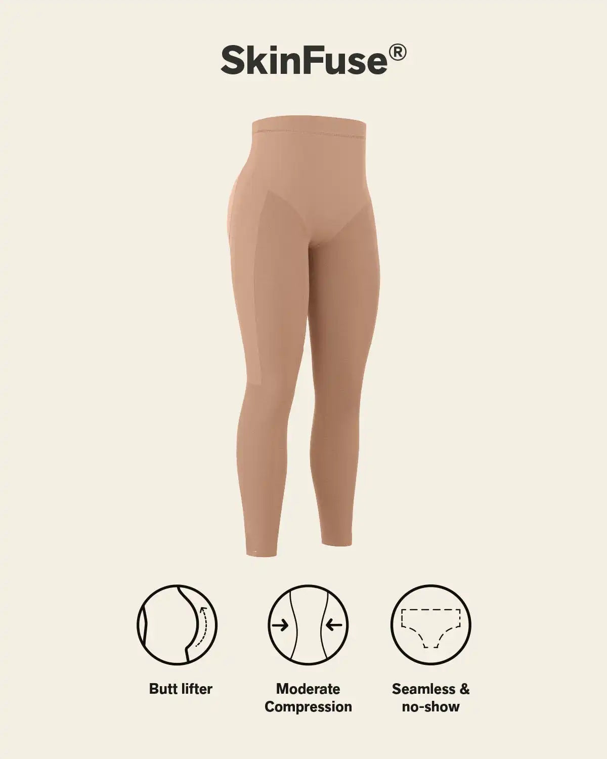 Invisible High-Waisted Capri Shaper