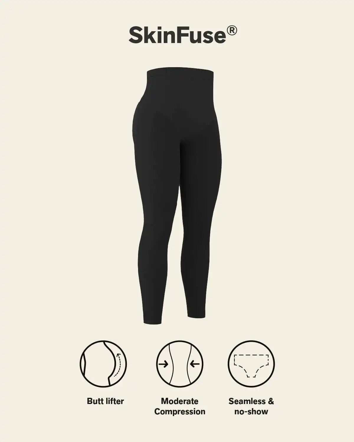 Invisible High-Waisted Capri Shaper