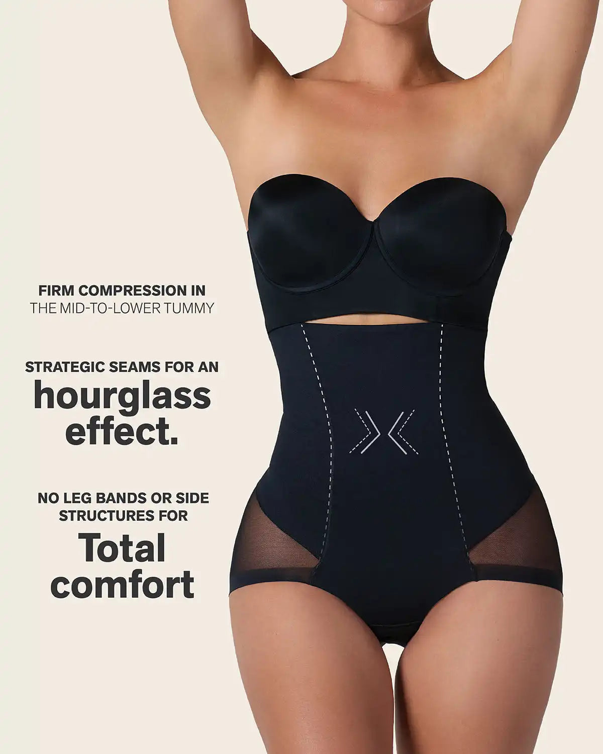 Extra High-Waisted Sheer Bottom Sculpting Shaper Panty