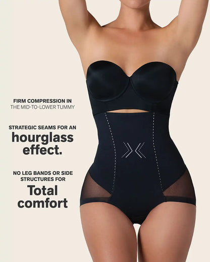 Extra High-Waisted Sheer Bottom Sculpting Shaper Panty
