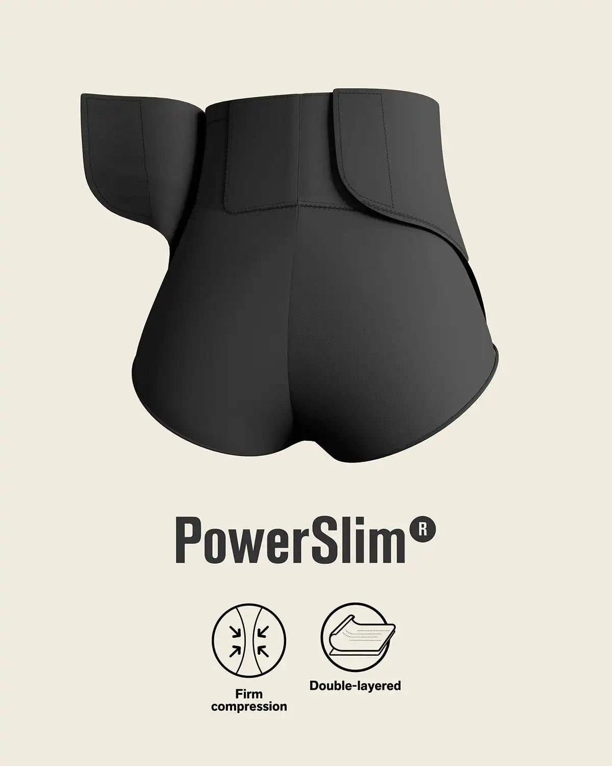 Firm Compression Post Surgical Panty w/ Adjustable Belly Wrap