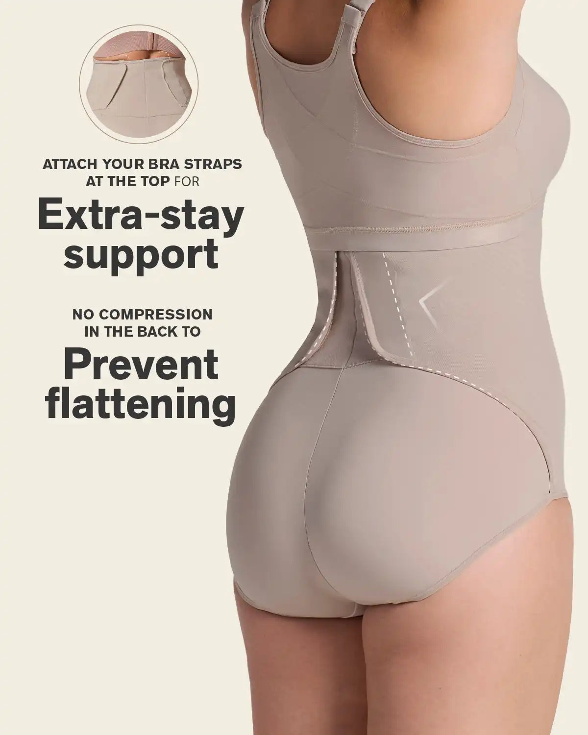 Firm Compression Post Surgical Panty w/ Adjustable Belly Wrap