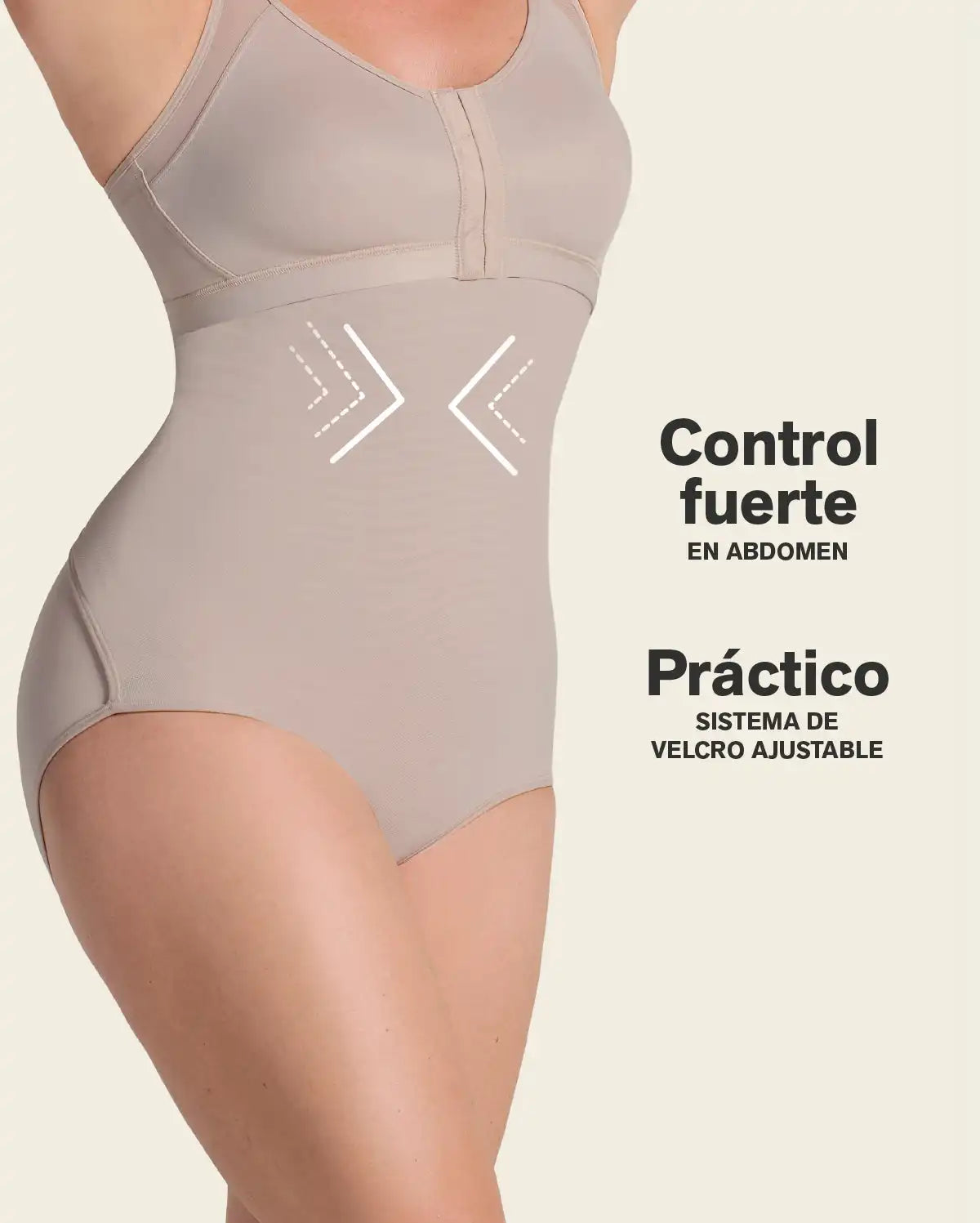 Firm Compression Post Surgical Panty w/ Adjustable Belly Wrap
