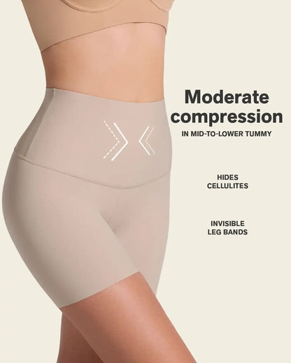 Moderate High-Waisted Shaper Short