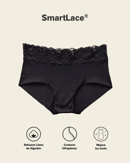 Ultra Light Lace Trim Hipster Panty