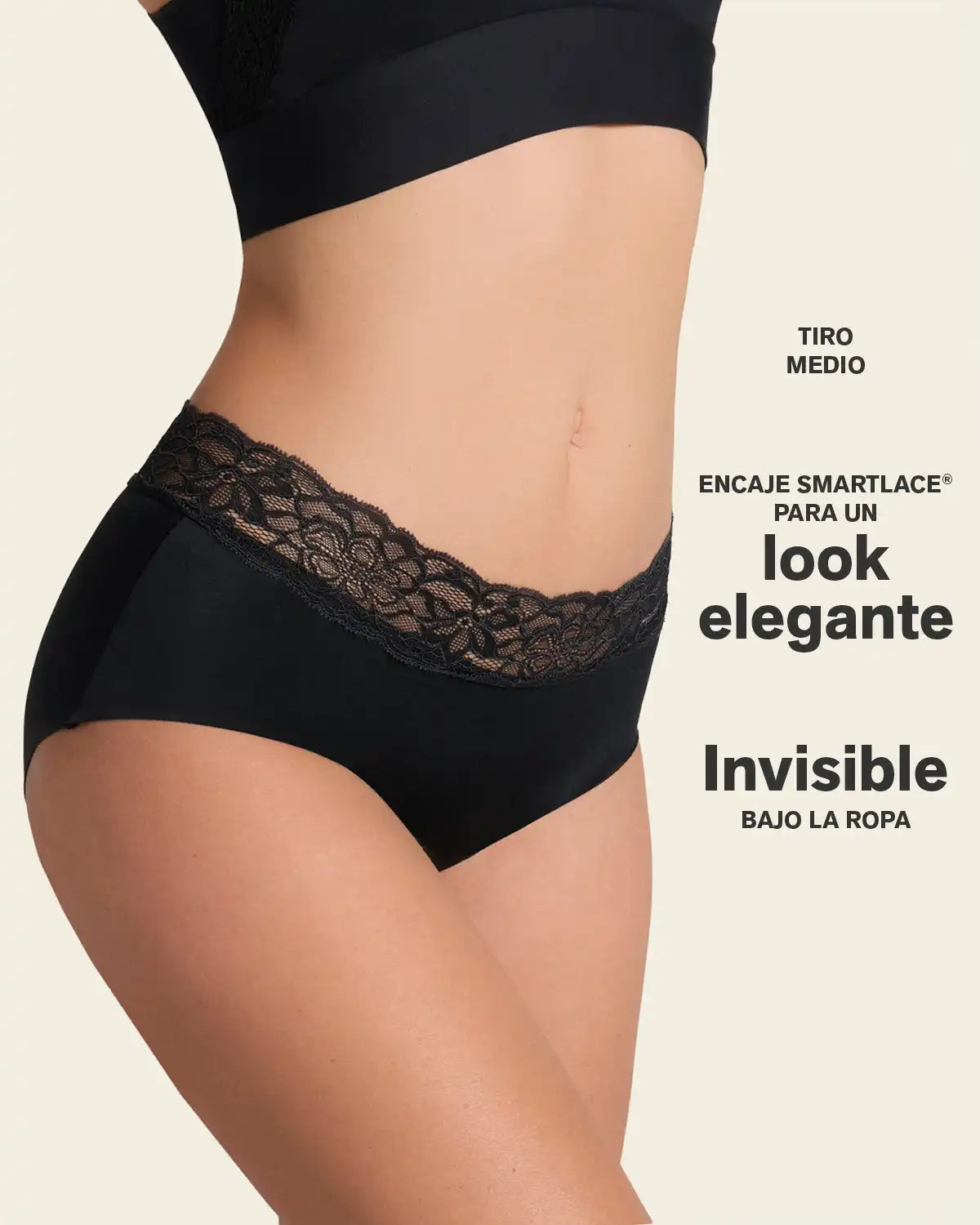 Ultra Light Lace Trim Hipster Panty
