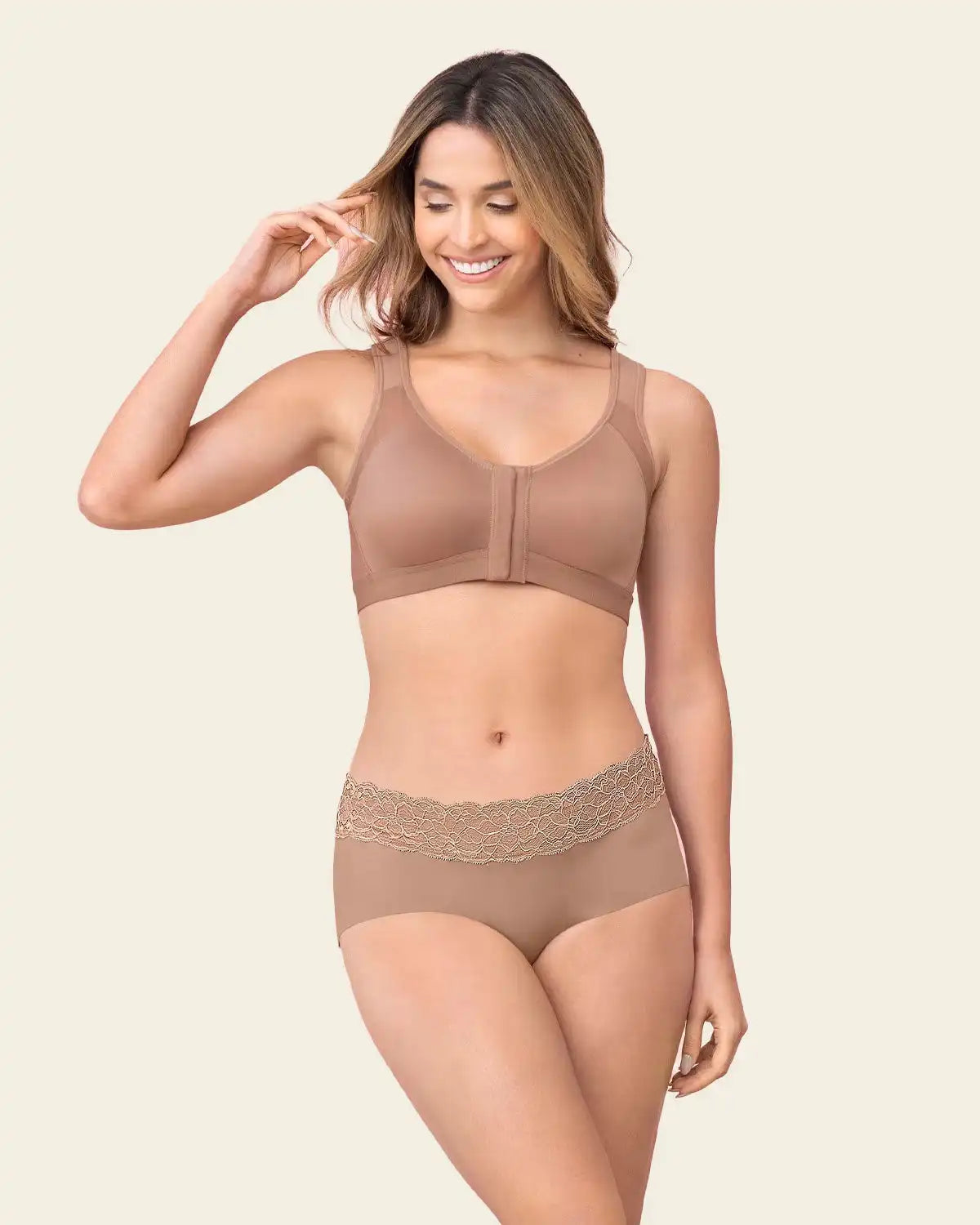 Ultra Light Lace Trim Hipster Panty