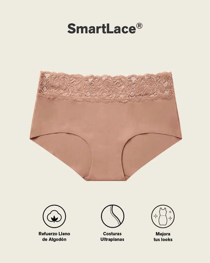 Ultra Light Lace Trim Hipster Panty