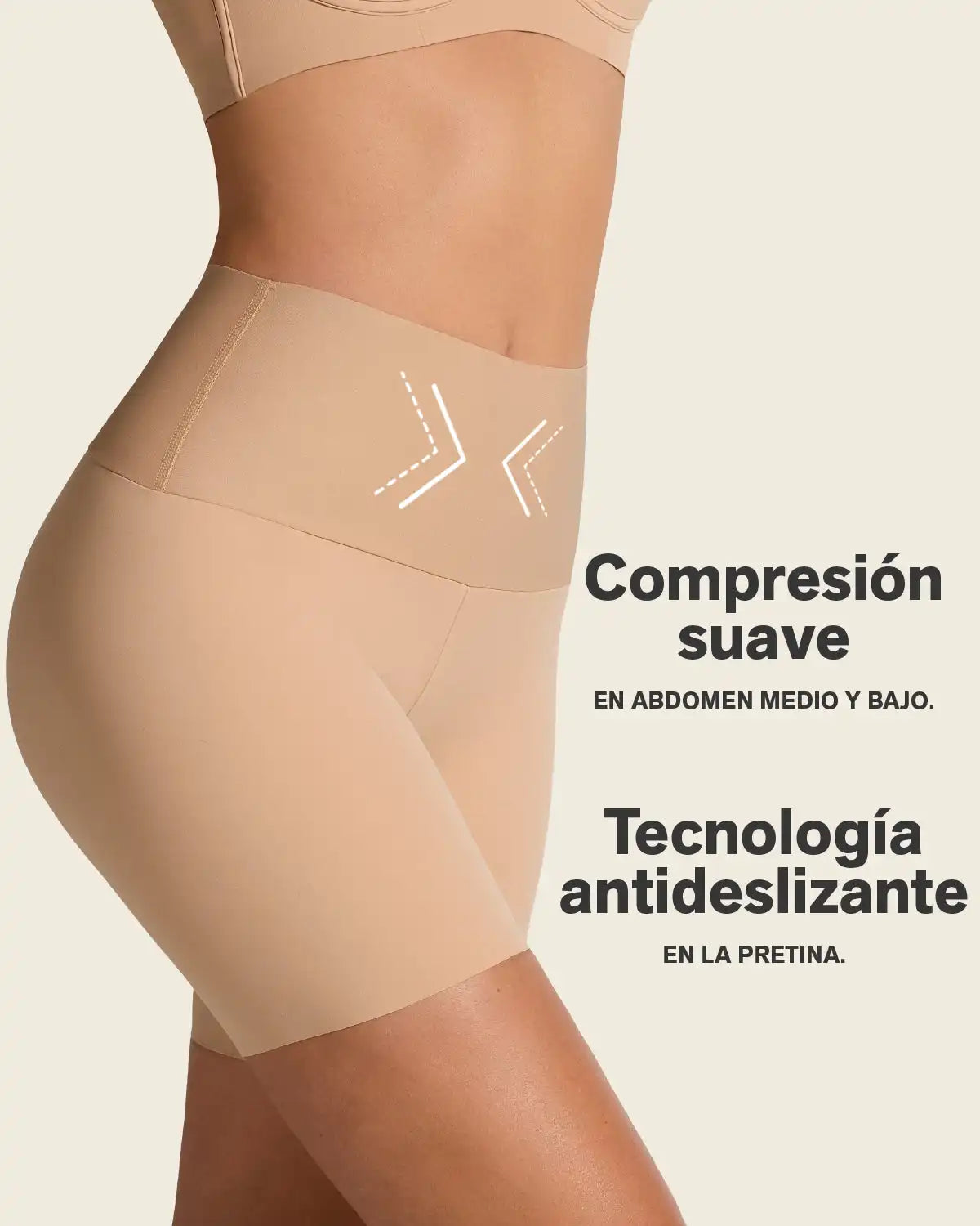Stay-In-Place Seamless Shapewear Shorts