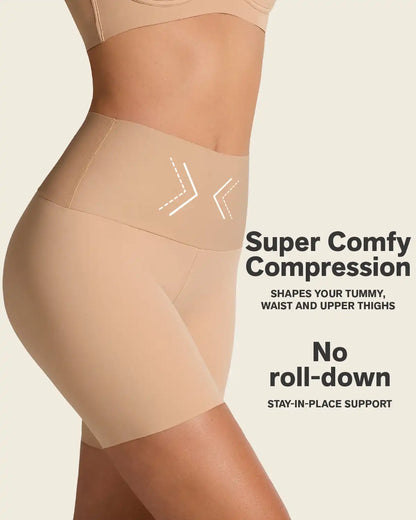 Stay-In-Place Seamless Shapewear Shorts