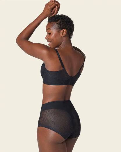 3-Pack High-Waisted Sheer Lace Shaper Panties