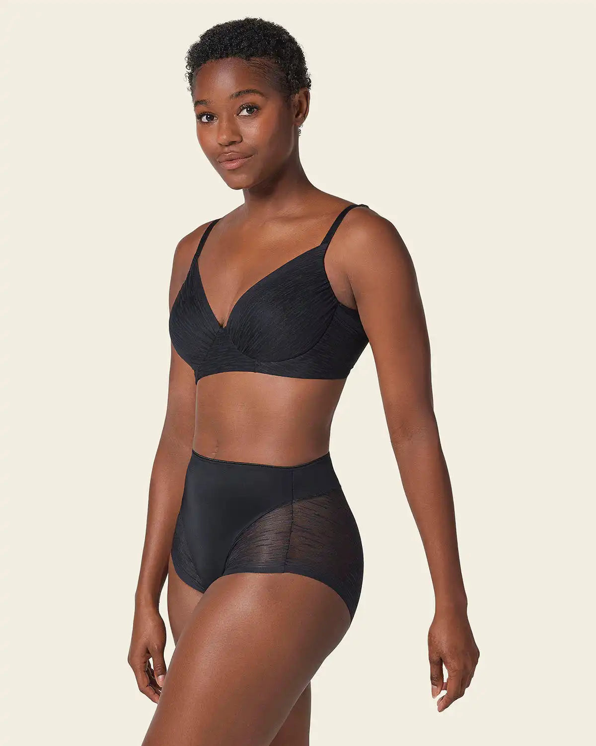 3-Pack High-Waisted Sheer Lace Shaper Panties