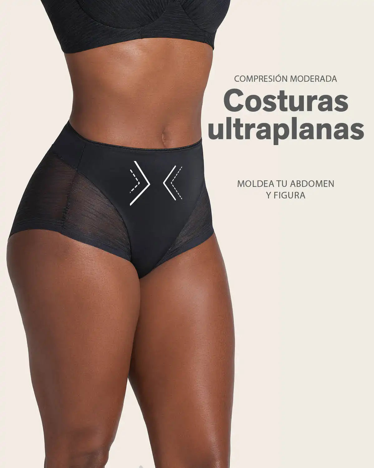 3-Pack High-Waisted Sheer Lace Shaper Panties