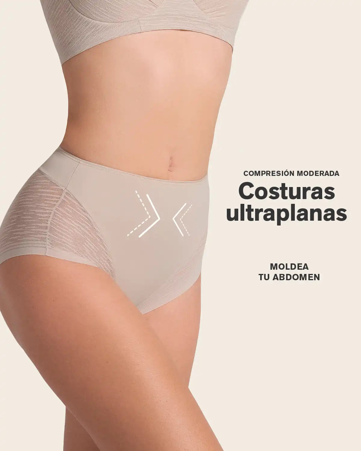 High-Waisted Sheer Lace Shaper Panty
