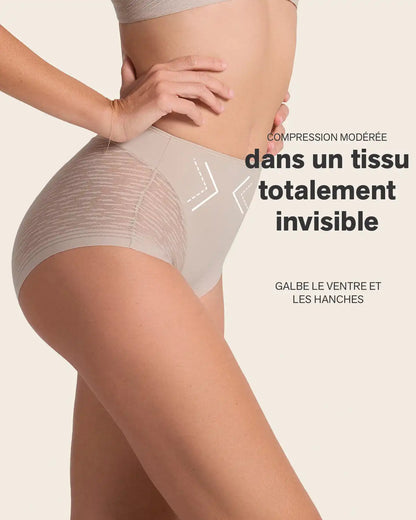 High-Waisted Sheer Lace Shaper Panty