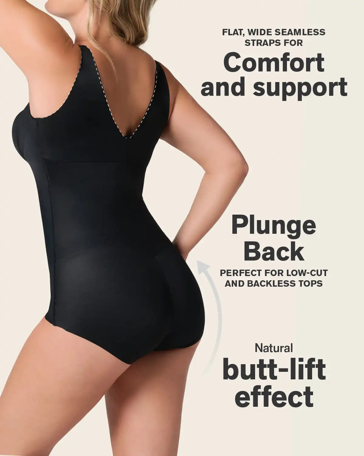 Plunge Back Classic Ultra Sculpting Body Shaper