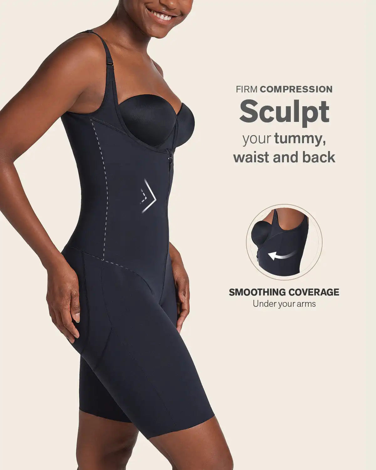 Mid-Thigh Sculpting Butt Lifting Body Shaper