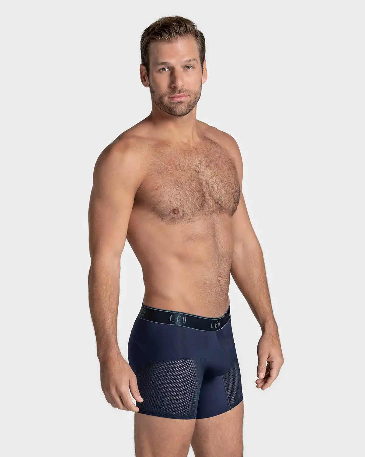 3-Pack High-Tech Mesh Boxer Briefs with Ergonomic Pouch