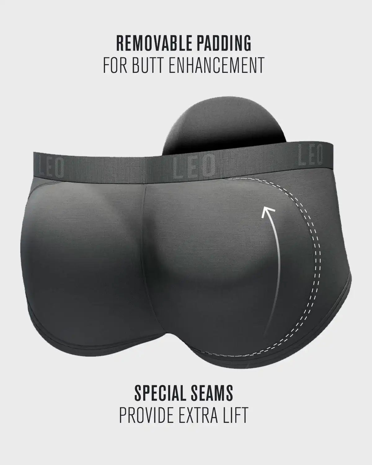 Men's Instant Butt Lift Padded Brief