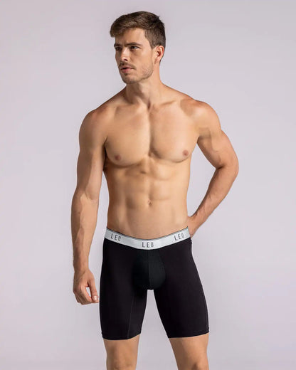 Long Athletic Boxer Brief with Side Pocket