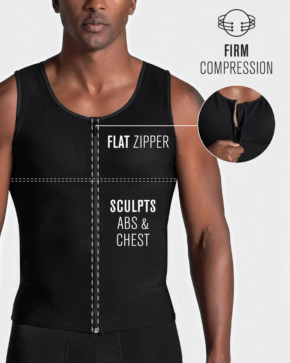 Firm Compression Vest with Back Support