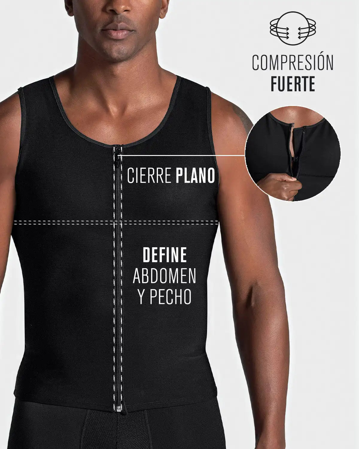 Firm Compression Vest with Back Support