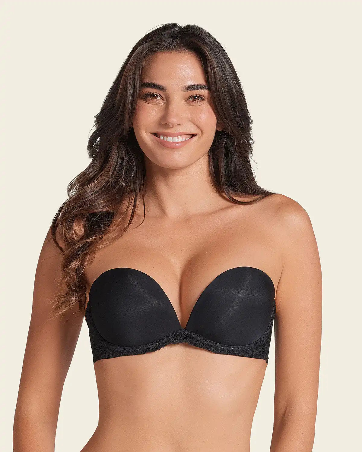 The 3D Bra: Triple Push-Up Plunge Bra