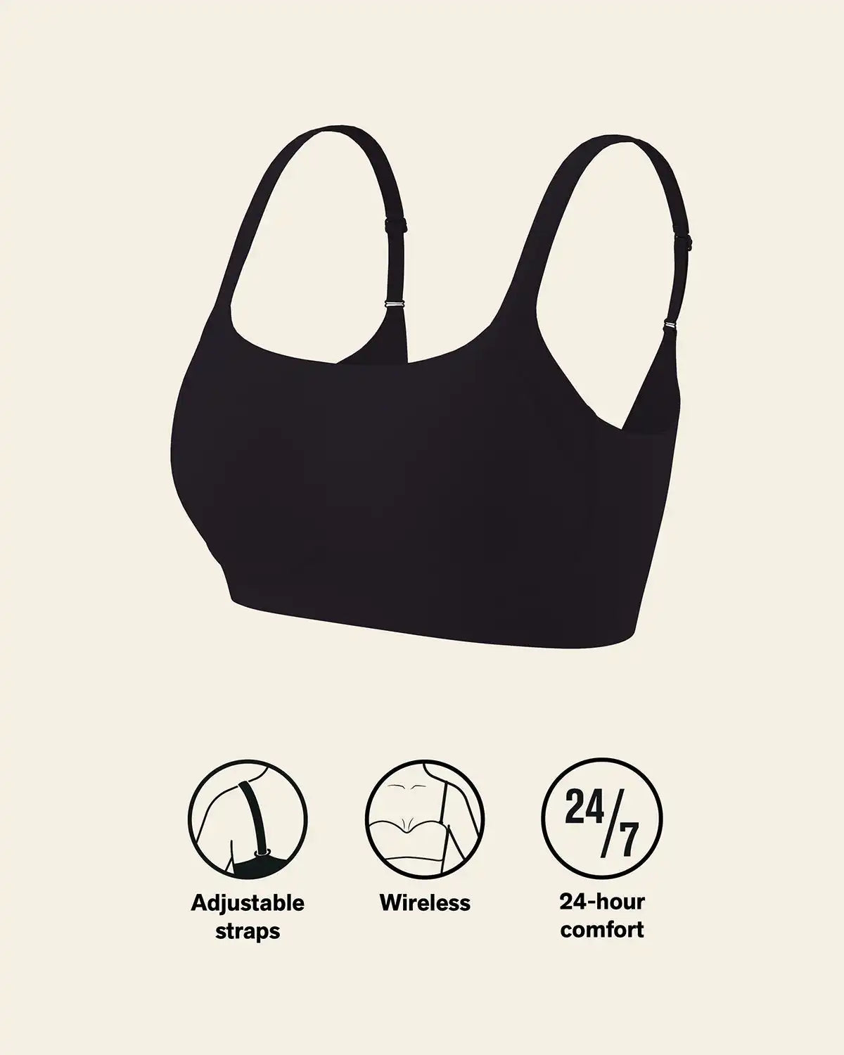 Wireless Support Bra