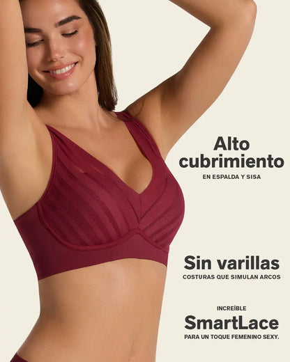 Lace Wireless Support Bra