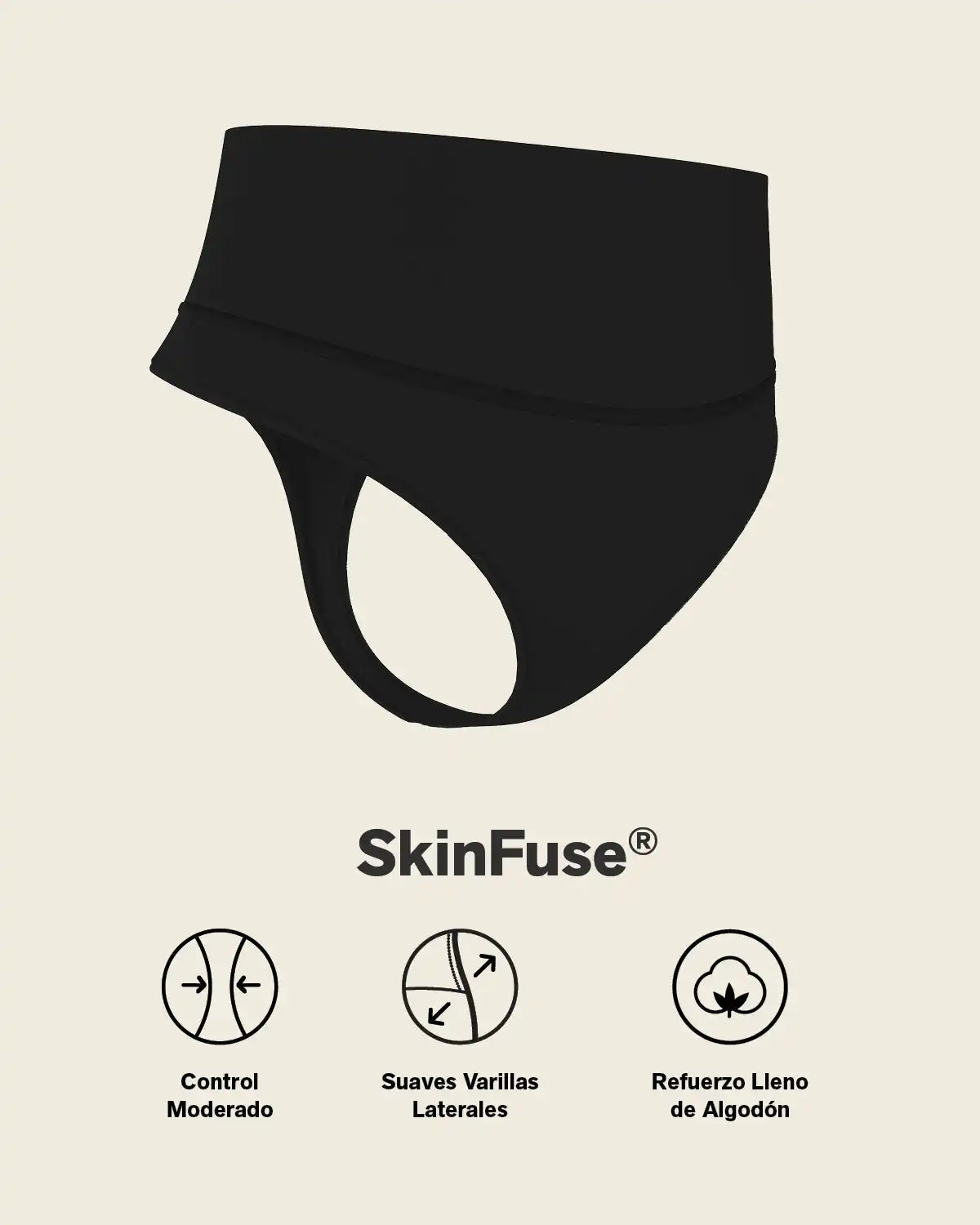 High-Waisted Seamless Moderate Shaper Thong Panty