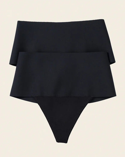 2-Pack FusedContour High-Tech High-Waisted Sculpting Thongs