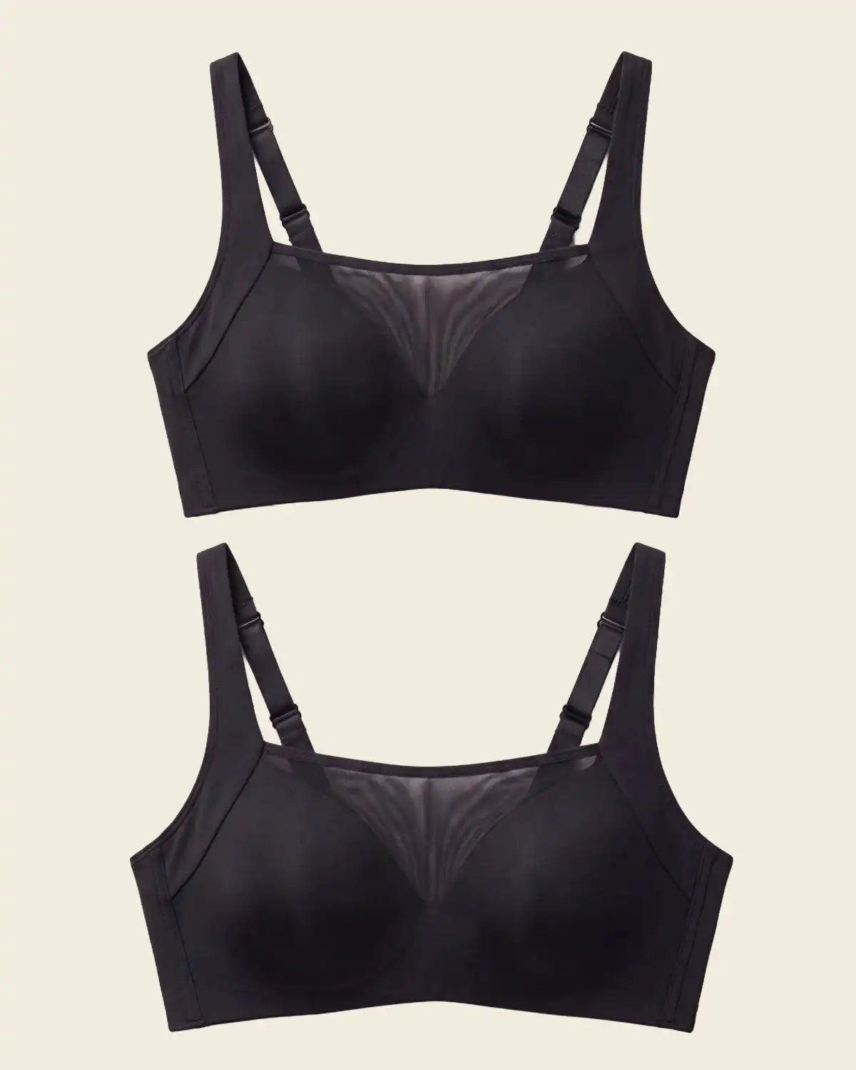 2-Pack Smart Fusion Mesh Front Contouring Bras