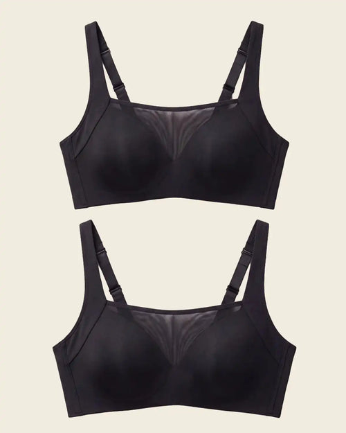 2-Pack Smart Fusion Mesh Front Contouring Bras