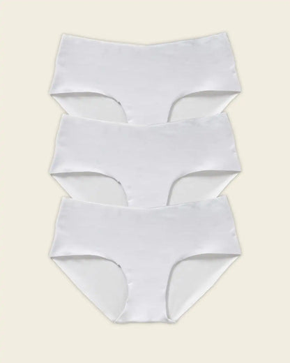 3-Pack No Ride-Up Seamless Hiphugger Panties