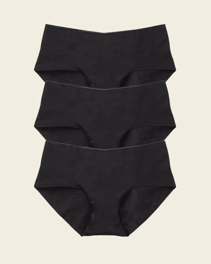 3-Pack No Ride-Up Seamless Hiphugger Panties