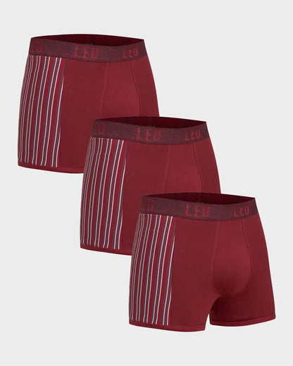 3-Pack Perfect Fit Trunks with Contrast Details