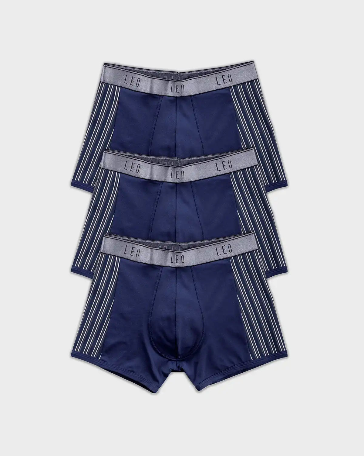 3-Pack Perfect Fit Trunks with Contrast Details