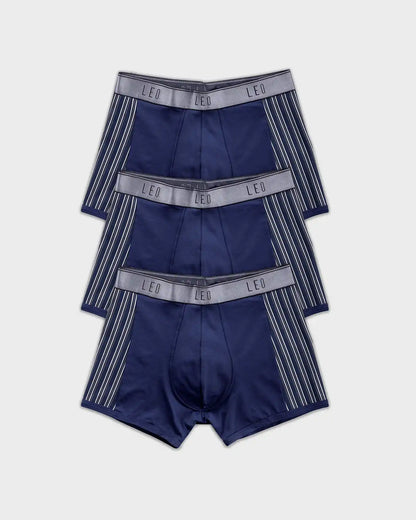 3-Pack Perfect Fit Trunks with Contrast Details