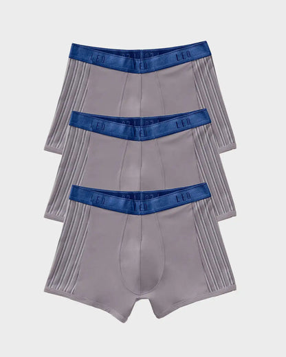 3-Pack Perfect Fit Trunks with Contrast Details
