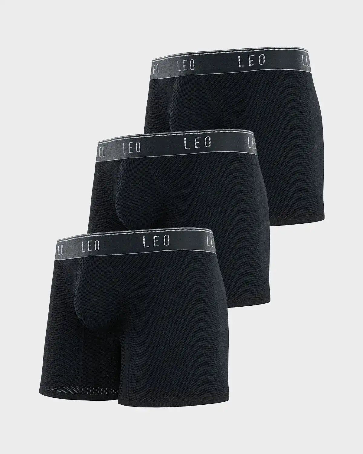 3-Pack Ultra-Light Boxer Briefs with Ergonomic Pouch