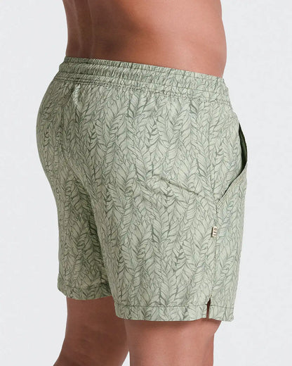 5" Eco-Friendly Men's Swim Trunk with Soft Inner Mesh Lining