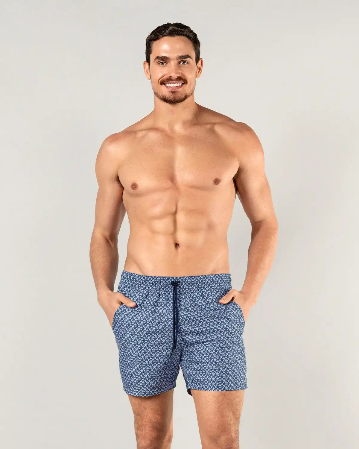 5" Eco-Friendly Men's Swim Trunk with Soft Inner Mesh Lining