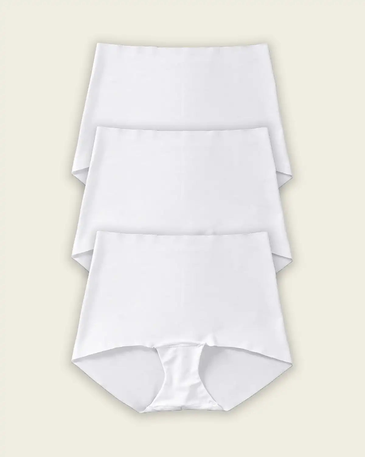 3-Pack Mostly Covered Invisible Microfiber Boyshort Panties