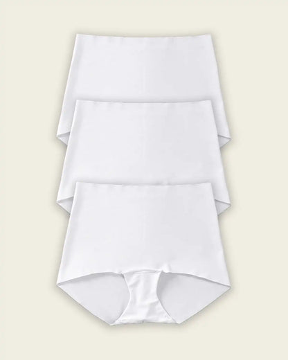 3-Pack Mostly Covered Invisible Microfiber Boyshort Panties
