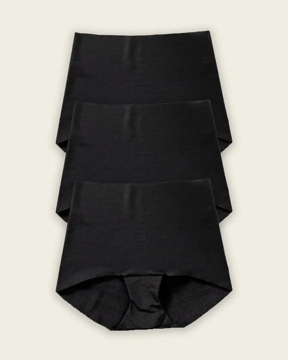 3-Pack Mostly Covered Invisible Microfiber Boyshort Panties